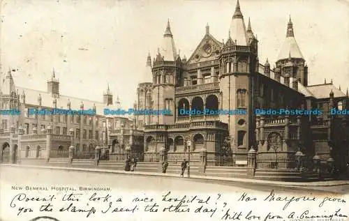 R646899 Birmingham. Neues Allgemeines Krankenhaus. 1902