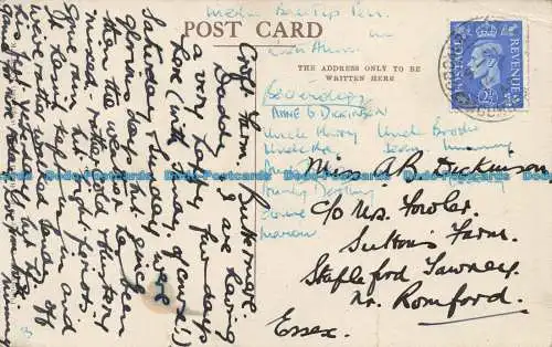 R646903 Buttermere See und Dorf. Postkarte. 1948