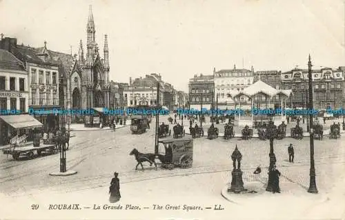 R645686 Roubaix. Das große Quadrat. LL. 29. Levy Fils