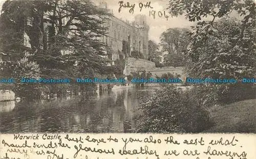 R646285 Warwick Castle. Frith Serie. Postkarte. 1904