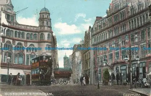 R646920 Birmingham. Altes Quadrat. Postkarte