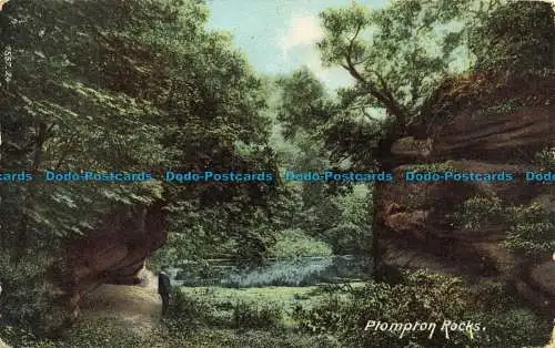 R646310 Plomptonfelsen. Hartmann. Postkarte. 1905