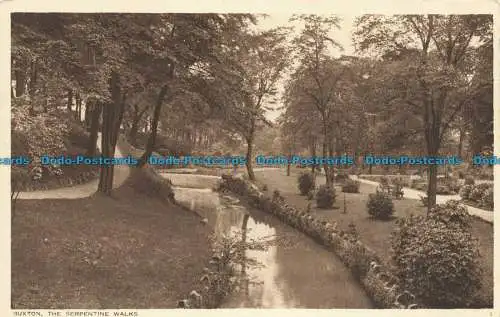 R646335 Buxton. Die Serpentinenspaziergänge. Photochrom