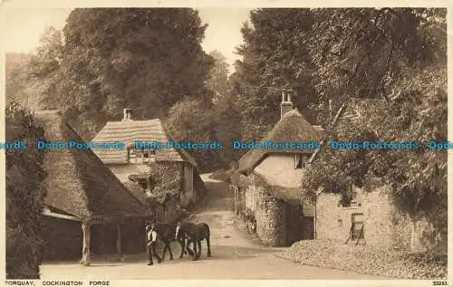 R645061 Torquay. Cockington Forge. Photochrom