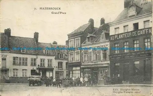 R646347 Hazebrouck. Grand Place. Huyghe Manez. E. Le Deley