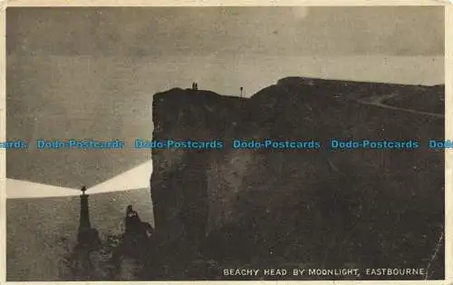 R645070 Eastbourne. Beachy Head von Moonlight. Postkarte