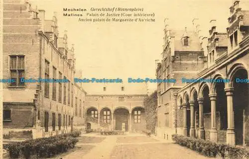 R646970 Mechelen. Justizpalast. Innenhof. Alter Gänseblümchenpalast