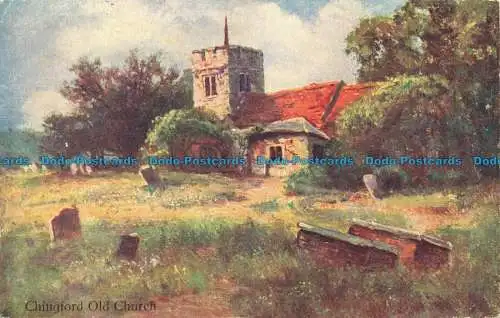 R645085 Chingford Old Church. Wildt und Kray. Serie 530. 1905