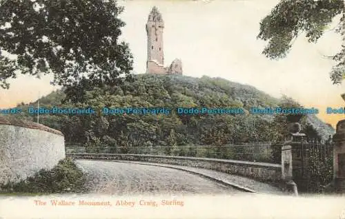 R647348 Stirling. Das Wallace Monument. Abbey Craig. G.W. W. 1906