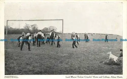 R647365 Fußball. Lord Mayor Treloar Krüppeltes Zuhause und College. Serie. I. 1913