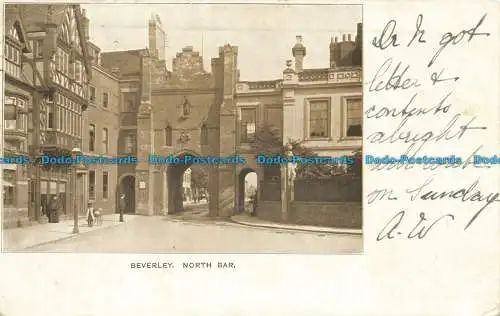 R646413 Beverley. North Bar. Postkarte