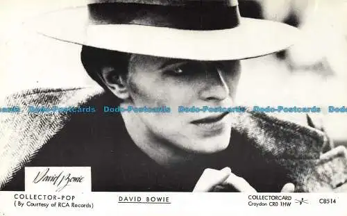 R647385 David Bowie. Sammler-Pop. Von R.C.A. Schallplatten. Sammlerkarte