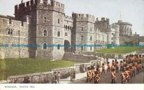 R645845 Windsor. Castle Hill. Photochrom