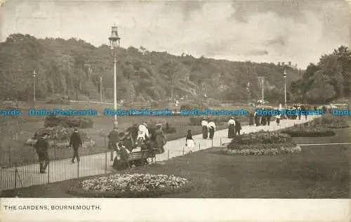 R646453 Bournemouth. Die Gärten. Postkarte