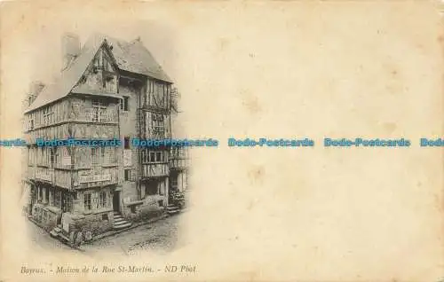 R647459 Bayeux. Haus in der Rue St. Martin. ND. Foto