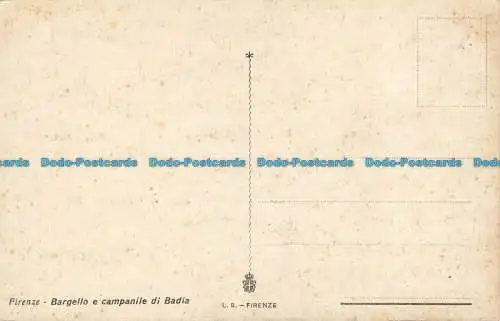 R646567 Florenz. Abtei und Glockenturm. L.B