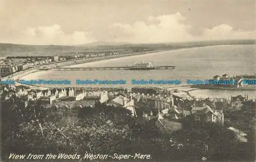 R647186 Weston Super Mare. Blick aus dem Wald