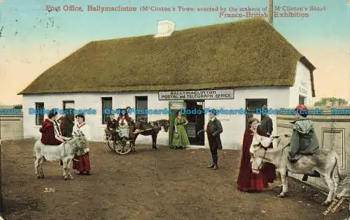 R647190 französische britische Ausstellung. Post. Ballymaclinton. 1908