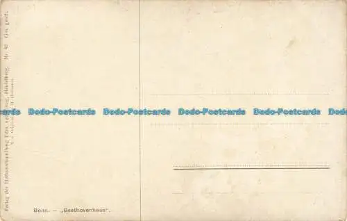 R646582 Bonn. Beethovenhaus. Edm. von König. Nein. 92. H. Hoffmann