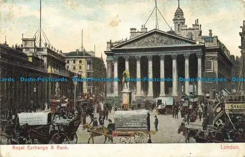 R647560 London. Royal Exchange und Bank