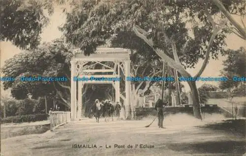 R647228 Ismailia. Die Schleusenbrücke. Kosten Damilacos. Serie. 607