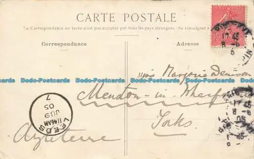 R647234 Rond Point de Longchamp. Gueret. 1905