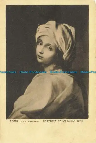 R646619 Rom. Gall. Friseure. Beatrice Cenci. Guido Reni