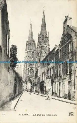 R646633 Bayeux. Die Rue des Chanoines. Neurdein und Co. ND. Foto