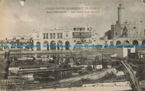 R647595 Kampagne D Orient. Thessaloniki. Eine Ecke der Kais. H. Grimaud