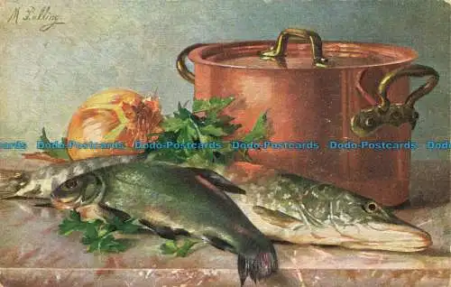 R647275 Fisch. Ernest Nister. Serie. 62. M. Billing