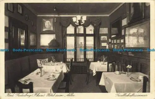 R647277 Bad Godesberg. Rhein. Hotel Zum Adler. D.F. Voigt