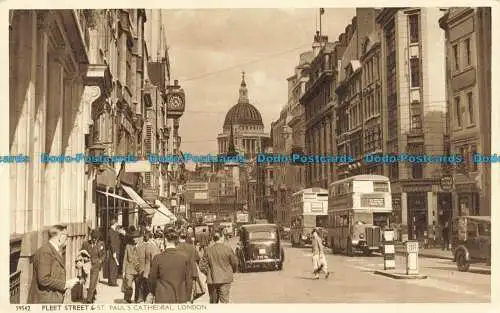 R647280 London. Fleet Street und St. Paul Cathedral. Harvey Barton