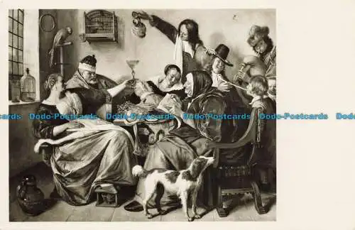 R647299 Museum Mauritshuis s. Gravenhage. Vroolijk Gezelschap. Jan Steen. RP