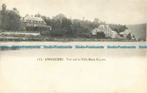 R647648 Anseremme. Blick auf die Villa Beau Sejour