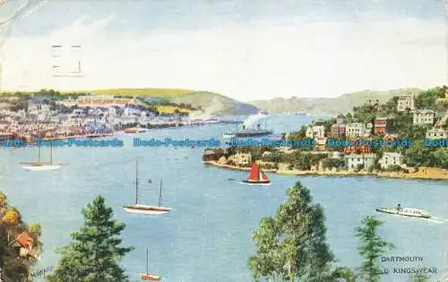 R647789 Dartmouth und Kingswear. J. Lachs. 1956