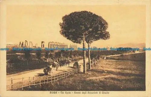 R647862 Rom. Via Appia. Fortschritte der Aquädukte von Claudio. S.T.A