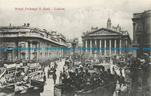 R647887 London. Royal Exchange und Bank