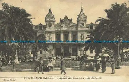 R647960 Monte Carlo. Casino Fassade und Gärten. Gilletta