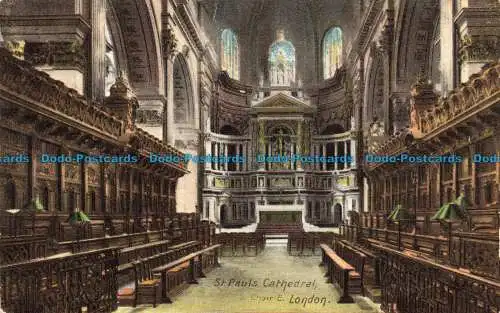 R647964 London. St. Pauls Kathedrale. Chor E. Gordon Smith