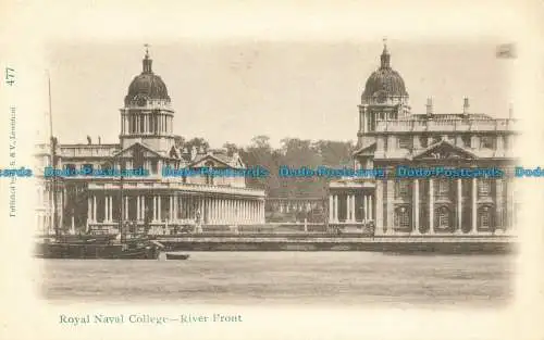 R647965 Royal Naval College. Flussfront. P.S. und V