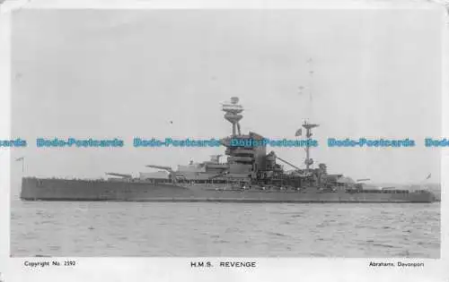 R144038 H.M.S. Rache. Abrahams. Nr. 2592