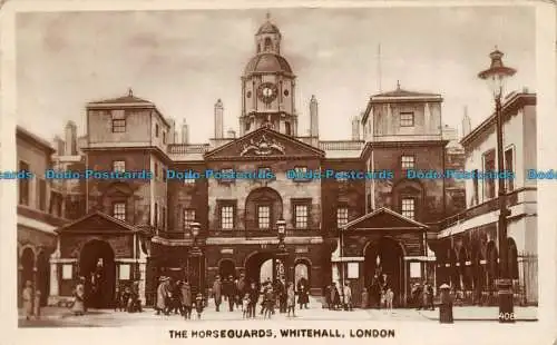 R144102 Die Horseguards. Whitehall. London. RP. 1930