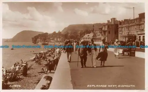 R144108 Esplanade West. Sidmouth. Nr. 217836. RP. 1946