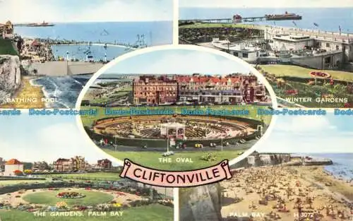 R144110 Cliftonville. Multi-View. Valentinstag. 1971