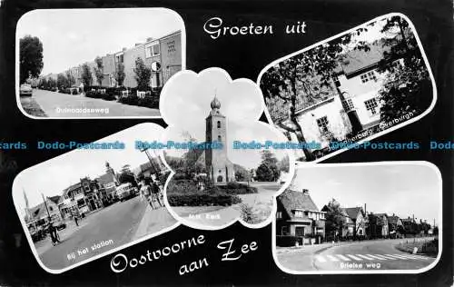 R144171 Groeten uit Oostvoorne aan Zee. Multi-View. Fa. W. van der Linden. 1961