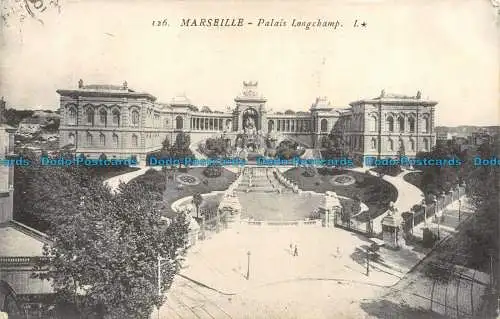 R144336 Marseille. Palais Longchamp. 1910