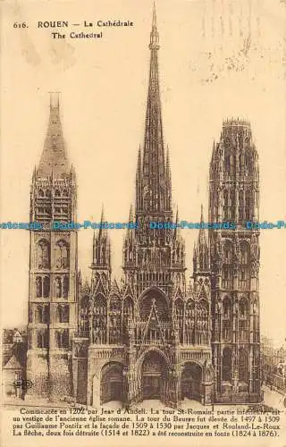 R144610 Rouen. Die Kathedrale. Marcel Raitre. 1927