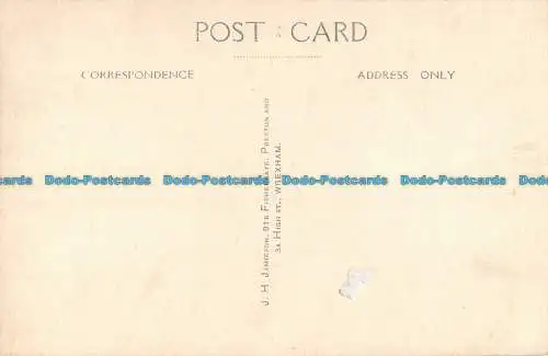 R144616 Alte Postkarte. Männerporträt. J.H. Jamieson