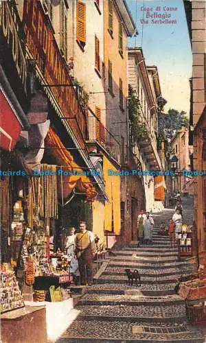 R144398 Comer See Bellagio. Via Serbelloni. 1925