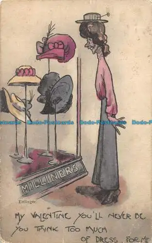 R144412 Milliners. Ettlinger. Das Royal. 1907